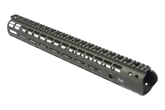 Aero Precision Gen 2 M5 Enhanced M-LOK Handguard in ODG has a 1.72" diameter